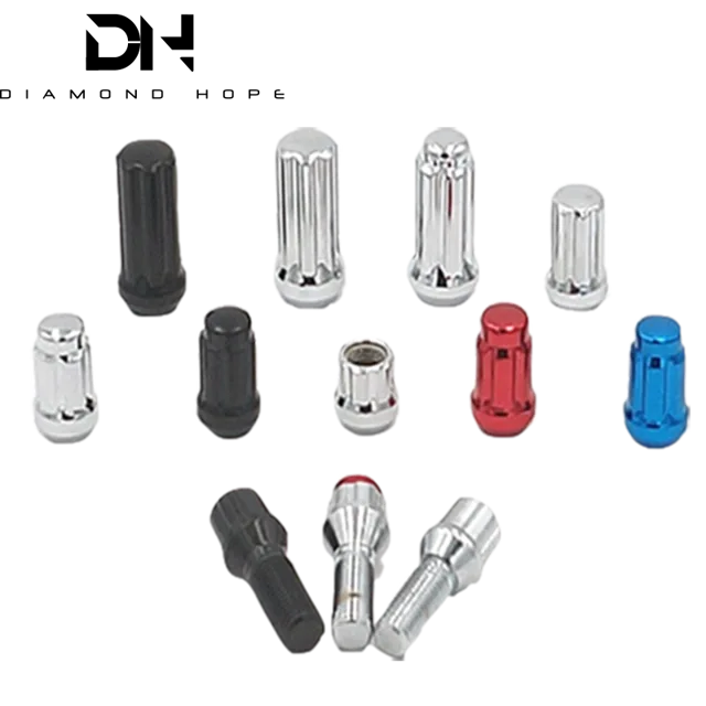 Various models colorful lug nuts for car