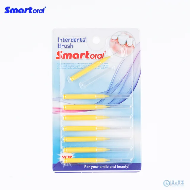 I shaped interdental brush