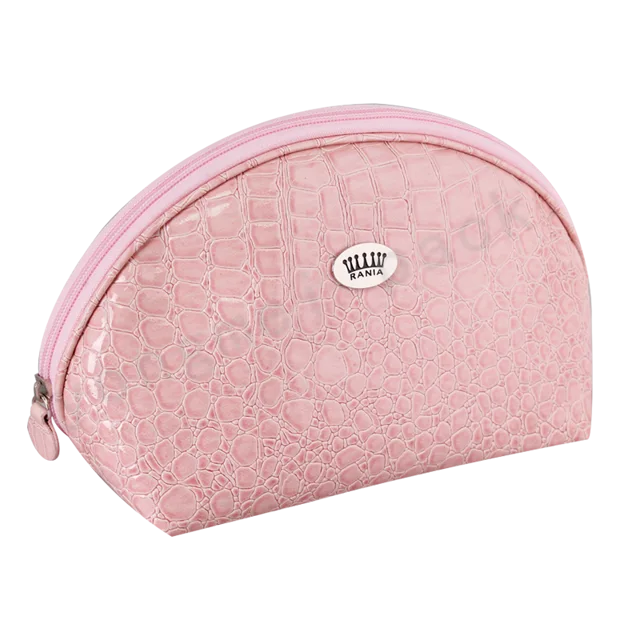 Large capacity portable waterproof leather cosmetic bag washing bag storage bag