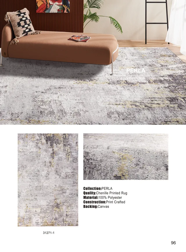 Chenille Printed rug