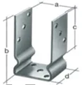 Pole anchor/Wood connector/U-Form support/U-Type bracket/Post strap