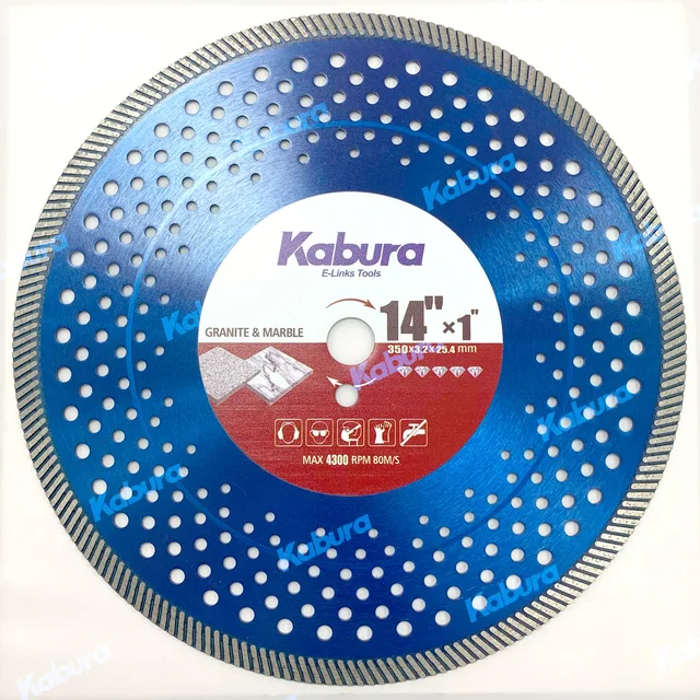 Hot pressed turbo diamond blade