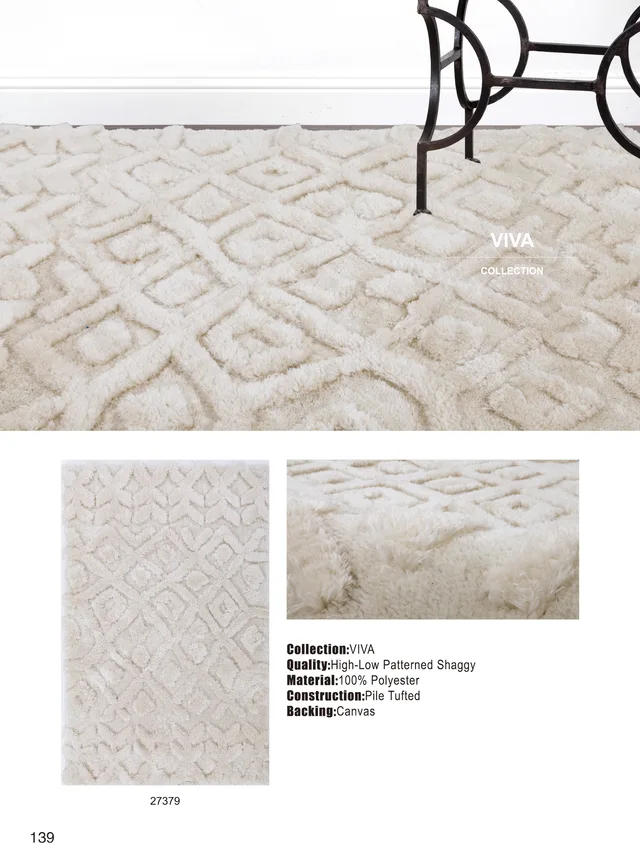 High-Low patterned shaggy