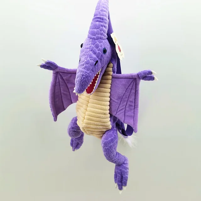 Purple pterosaur backpack