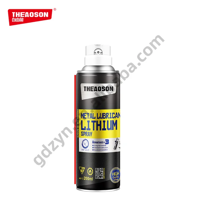 Metal lubricant lithium spray