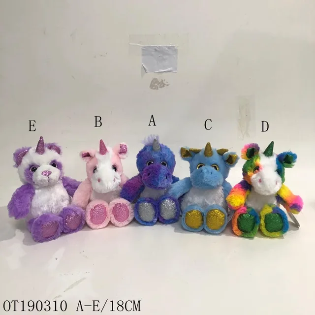 Unicorn plush custom plush animals China big eyes soft toy manufacturer