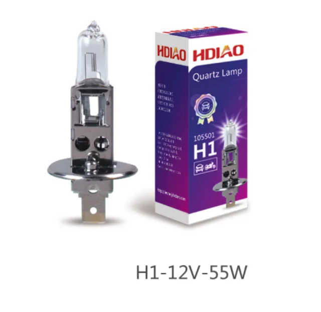 H1 headlight halogen bulbs