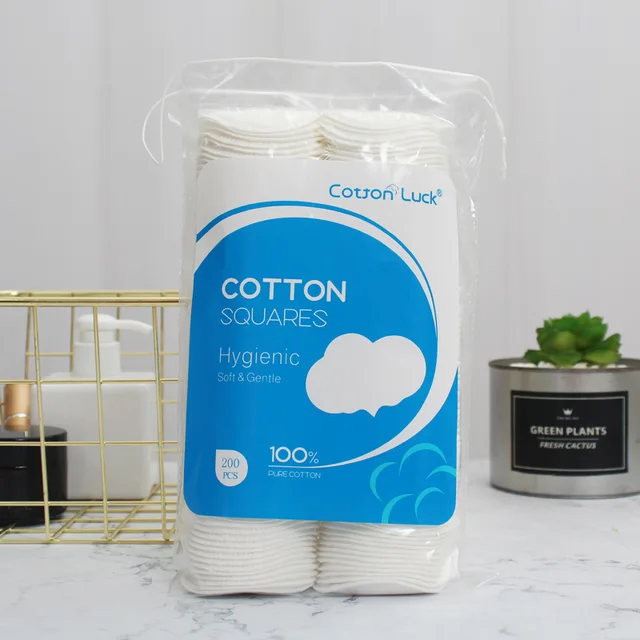 Round pads in bag with one string