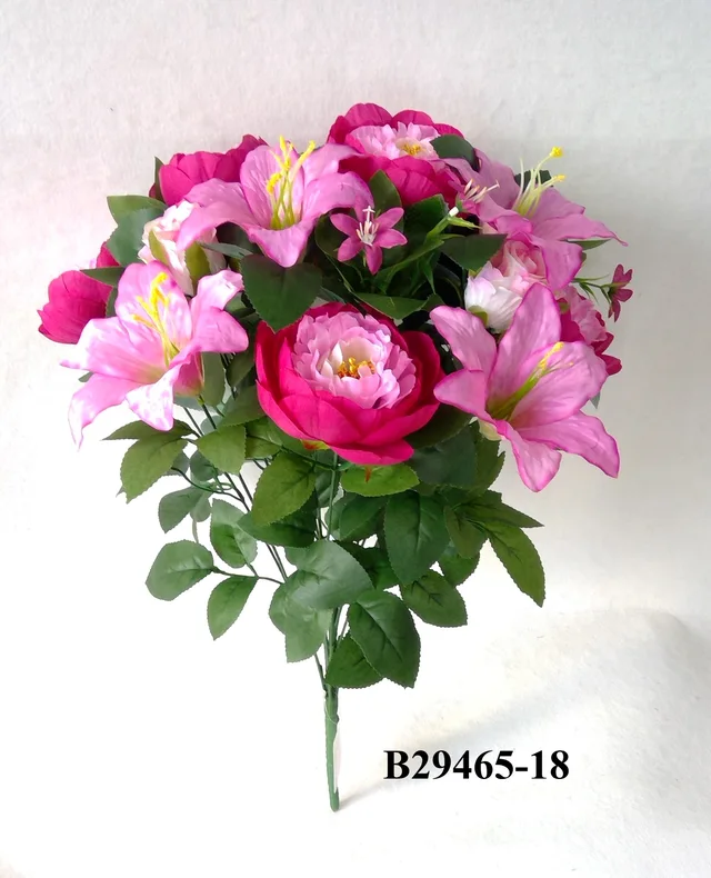 Peony rosebud tiger lily mix bush x 18