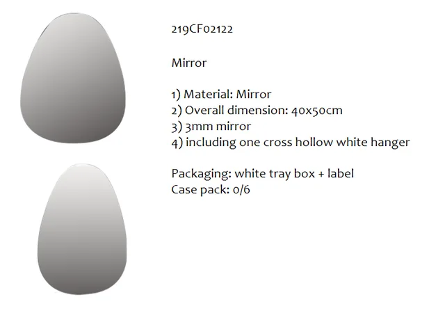 Glass mirror
