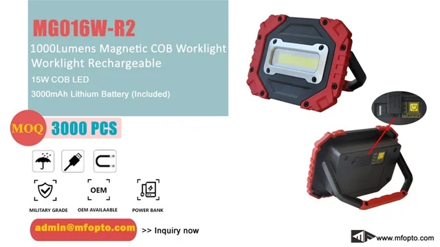 Portable led work lights