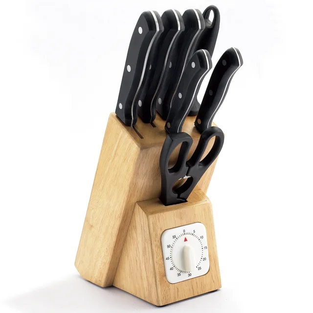 D10 8pcs POM handle kitchen knife set