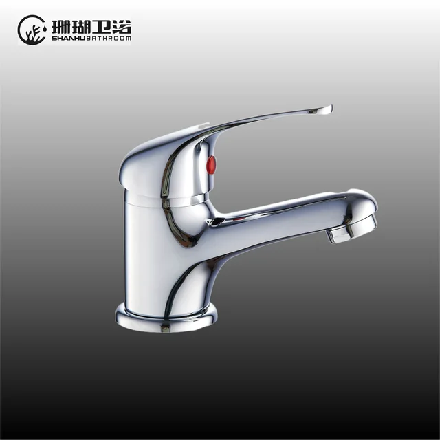 Single lever monobloc basin mixer