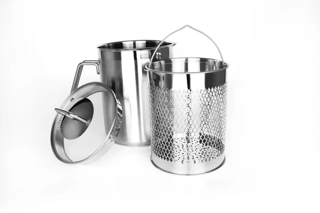 Stainless steel asparagus pot