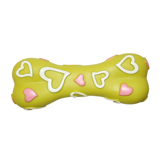 Vinyl toy Paw printed Bone Green