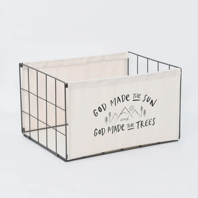 KD metal basket storage basket wire basket toys