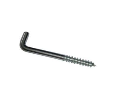 Screw hook square bend