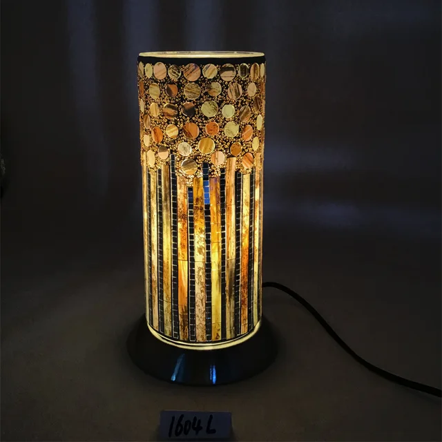 Mosaic glass table lamp Glass Mosaic decorative lamp Home decoration glass Mosaic desk lamp