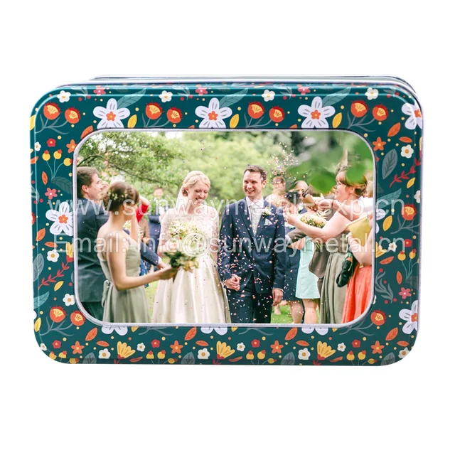 Photo framed box tin packaging