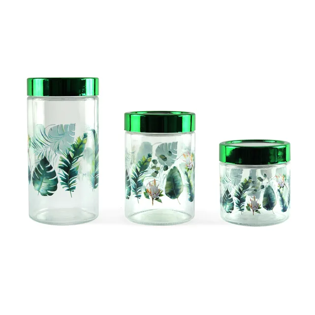 New design glass jars