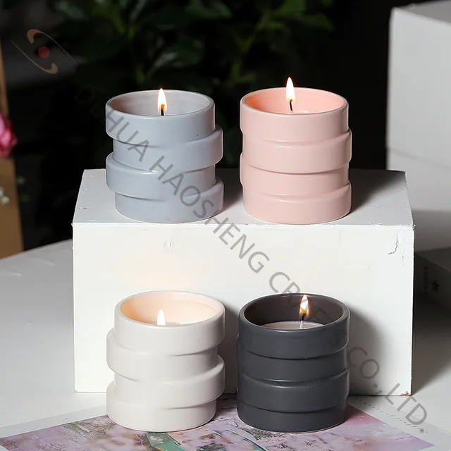 Ceramic candle holder