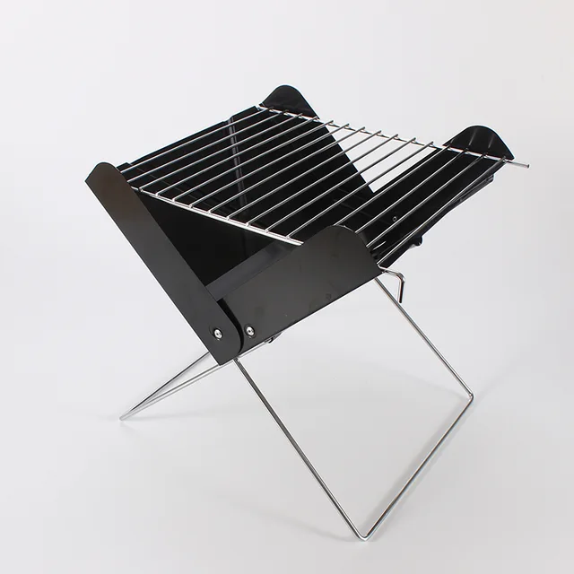Portable charcoal bbq grill Non-Stick Hot-selling Outdoor BBQ Grill folding Barbeque Grill A189