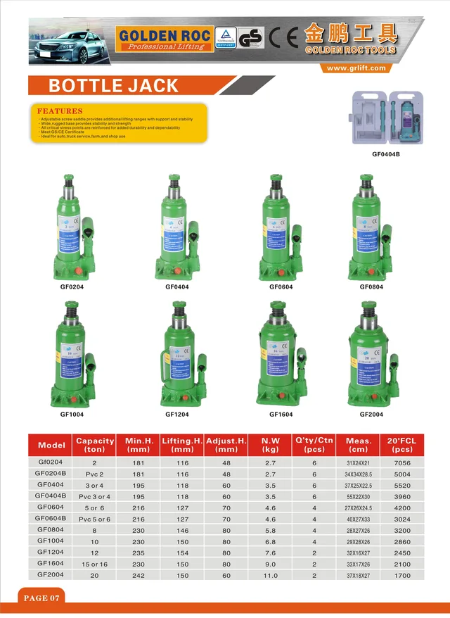 Hydraulic Bottle Jack