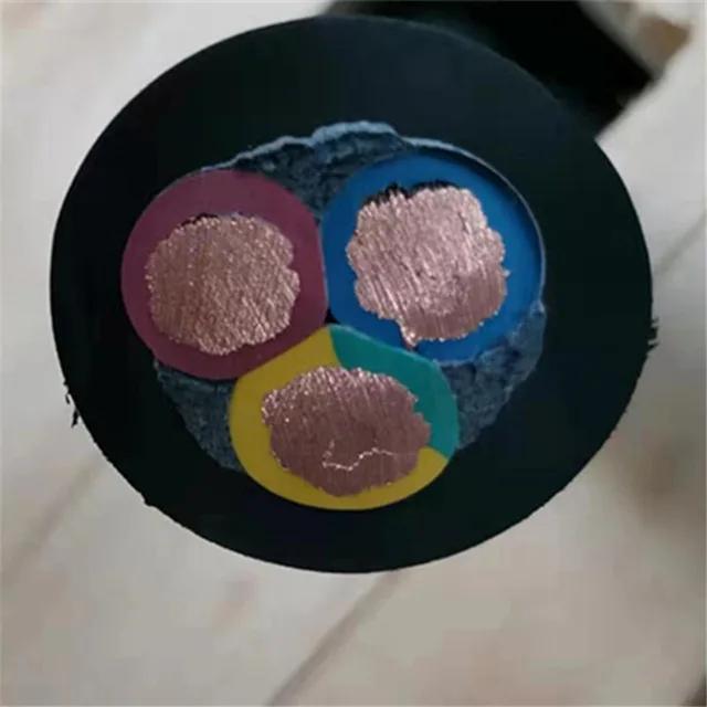0.75mm flexible silicone rubber extruded electric cable, tinned copper epr cable