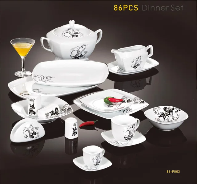 86pcs Dinner Set