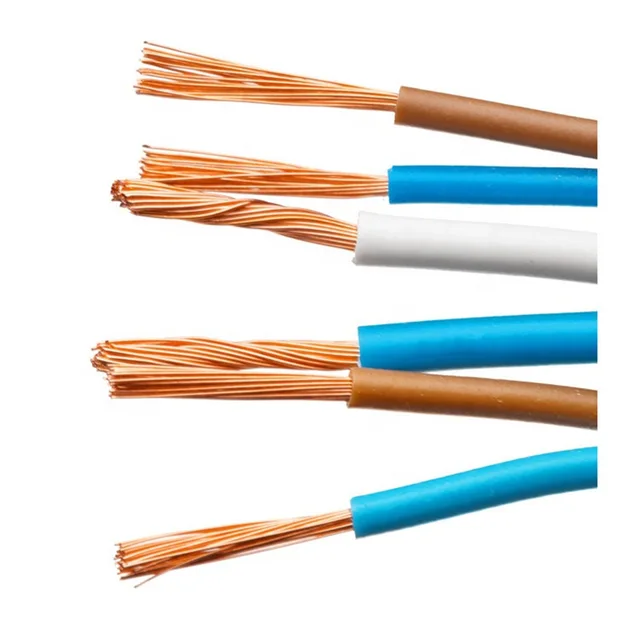 Bulk quality external insulated copper 10mm yellow bv electrical pvc wire 70mm single core cable types roll length for tanzania