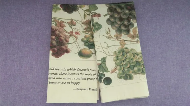 Digital printed tea towel