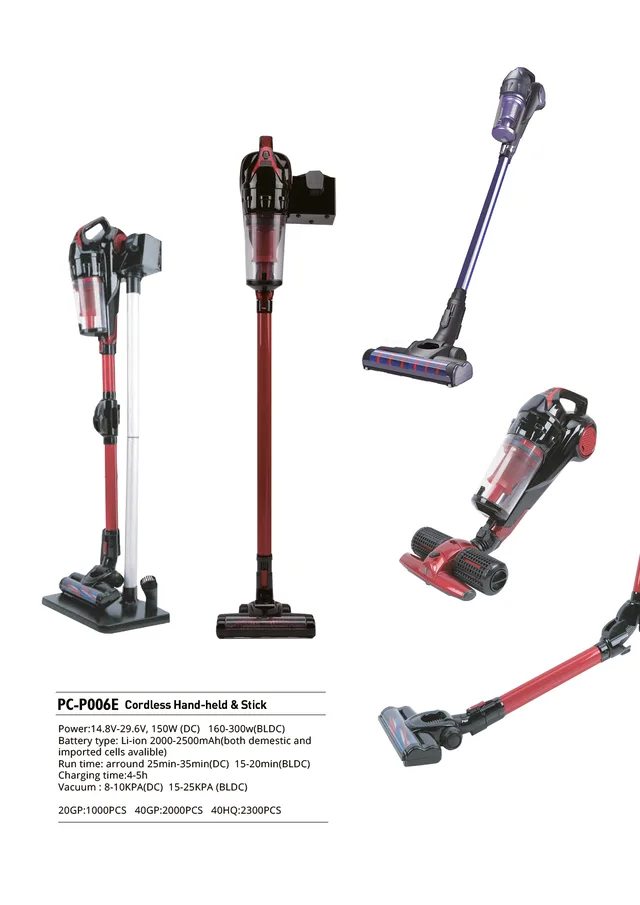 Cordless handheld vacuum cleaner PC-P006ED