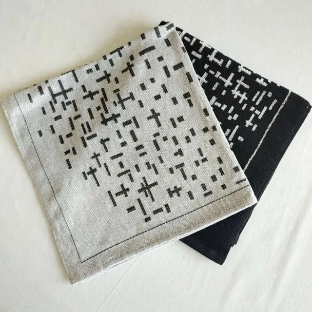 100% cotton jacquard kitchen towel 2packs