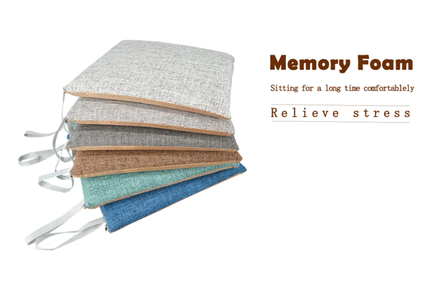 Linen non-slip Memory Form seat cushion
