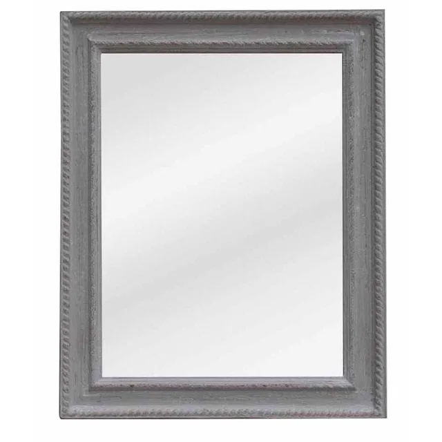 Brown ash frame with flat mirror