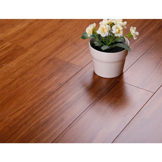 Strand woven bamboo flooring
