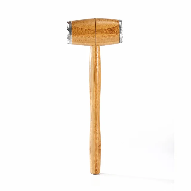 Meat Tenderize with bamboo handle
