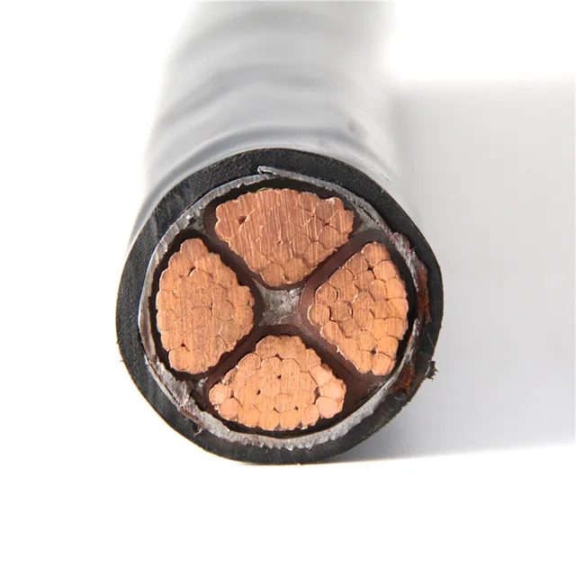 Kinds of electric irradiation xlpe insulated duplex double sheath armored outdoor copper core power cable conductors 6mm 16mm 150mm 4 core 5core*400mm