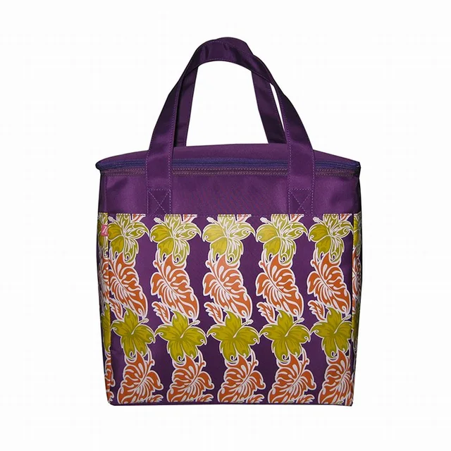 Floral print cooler bag for women