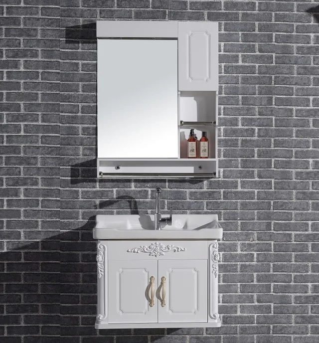 Bathroom Furniture PVC Cabinet with Mirror