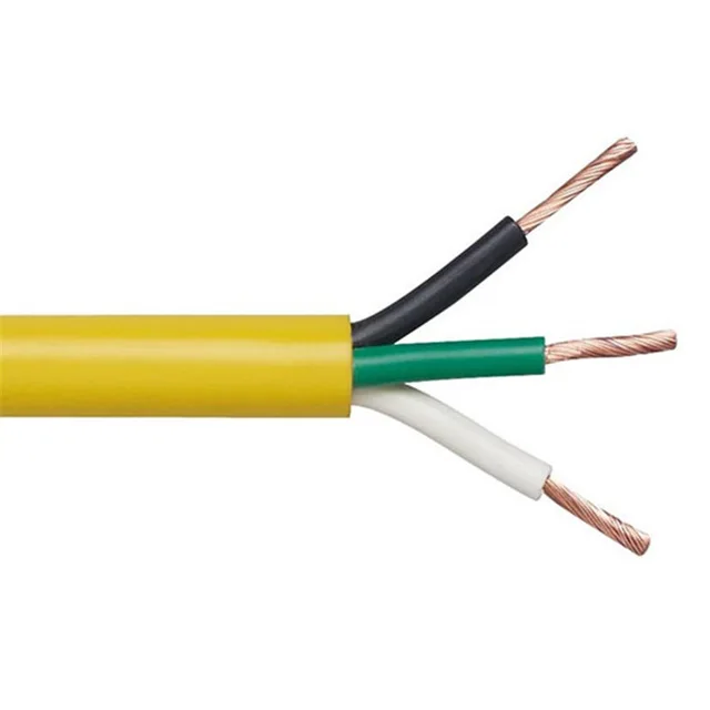 Flat electric wire 2x1.5 mm2 3x1.5mm power cable 3 core 1.5mm wiring copper conductor rolls price