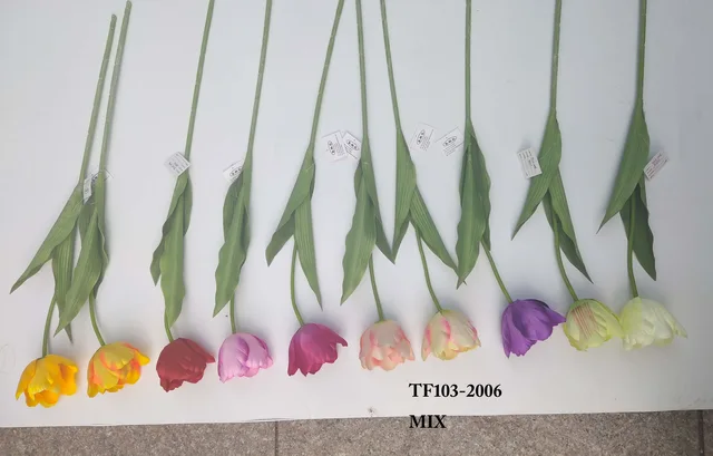 Artificial polyester flower