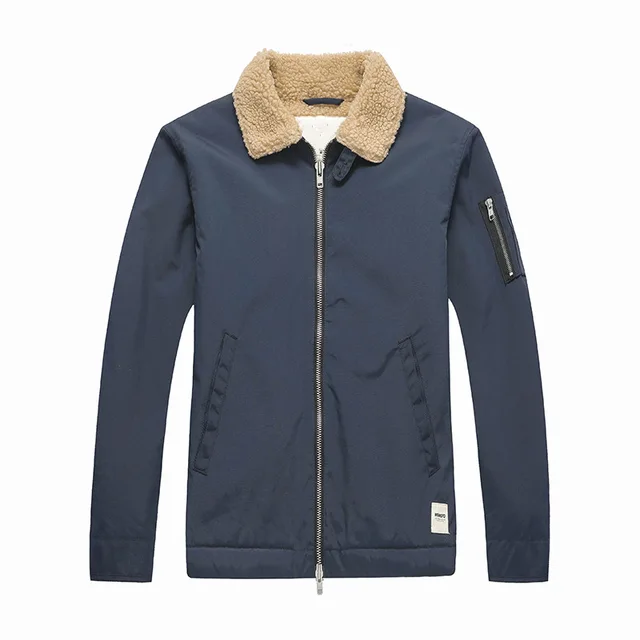 Men's Oxford Bomber Jacket With Shepard Lining