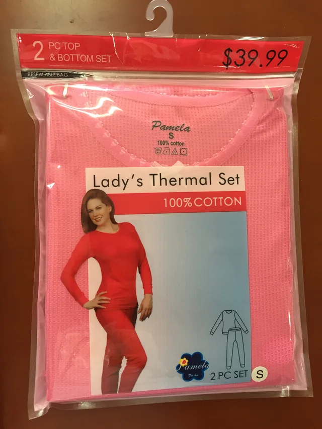Ladies thermal set