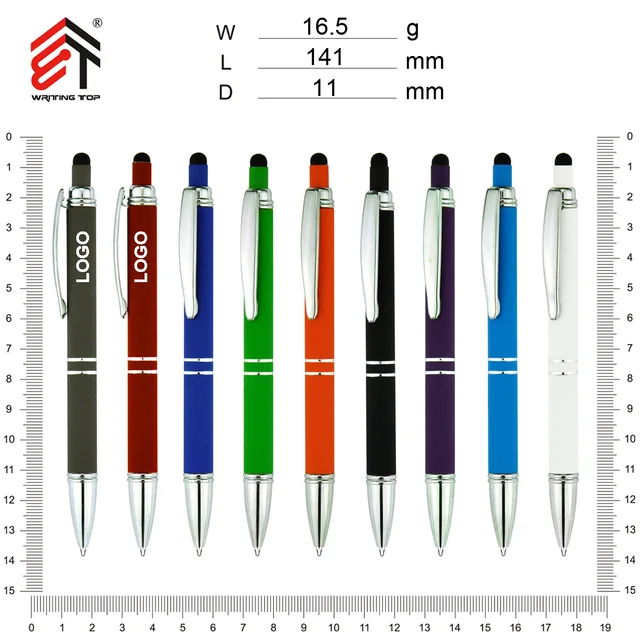 Aluminum stylus ball pen