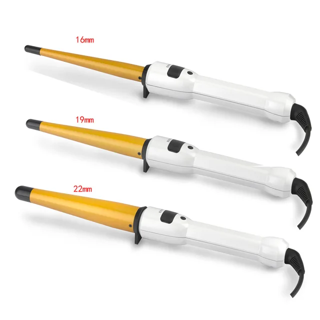 Conial curling iron