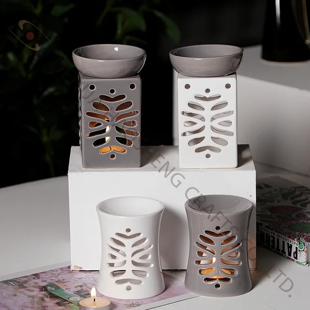 Ceramic oil Burner with hollow