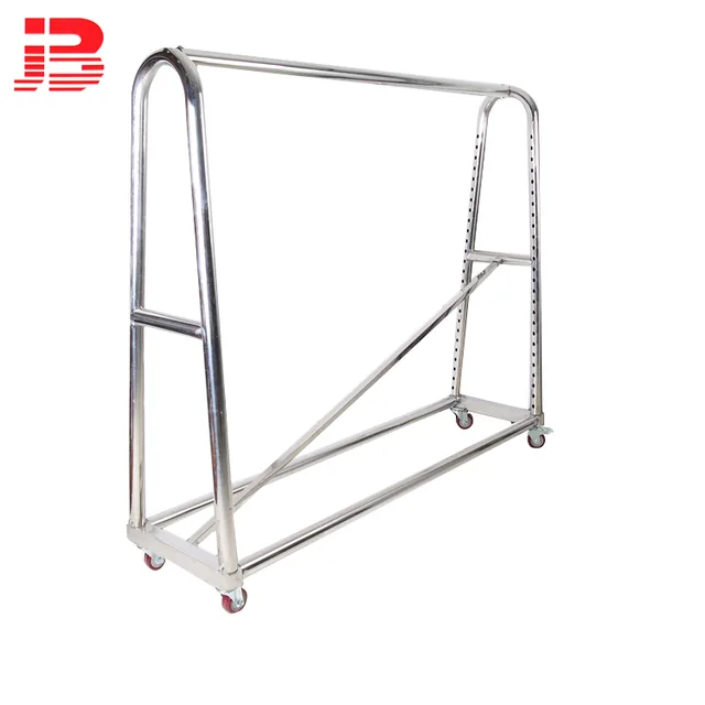 Stainless steel cloth display rack