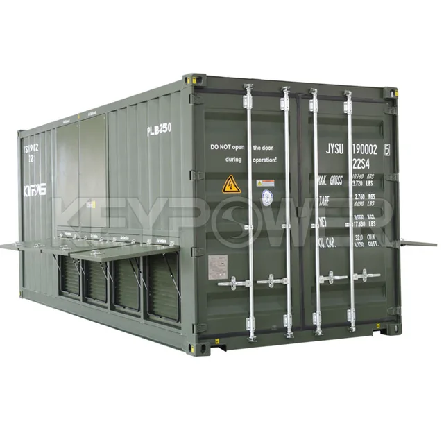 Keypower 1250 kVA Inductive load bank PF 0.8-1.0 containerized