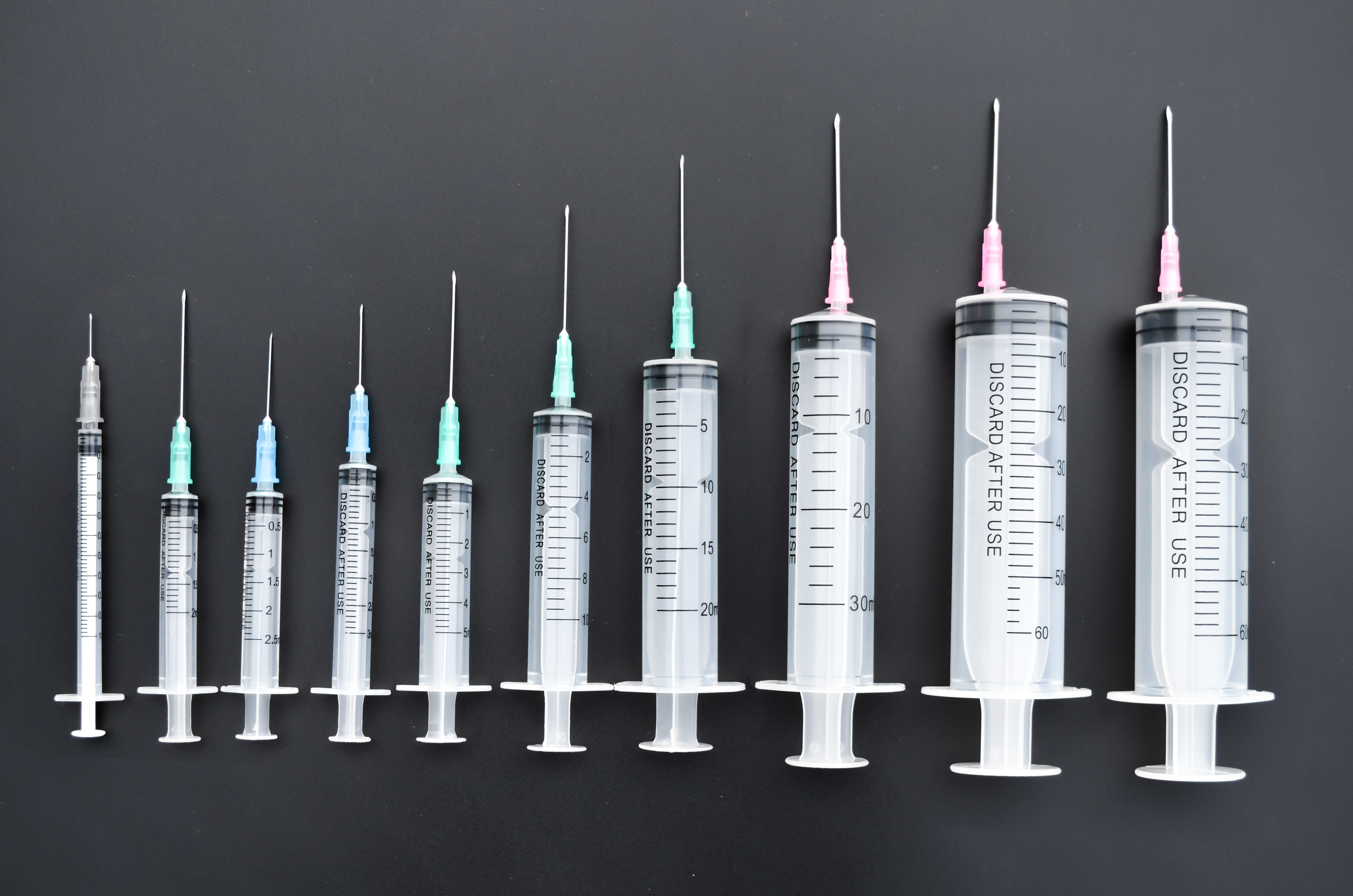 Disposable syringe with needle(luer slip)